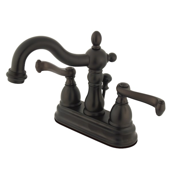 Kingston Brass 4" Centerset Bathroom Faucet, Oil Rubbed Bronze KB1605FL - main